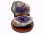 Preview: Agate nut all sides polished, on wooden base, 2850 grams