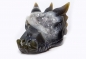 Preview: Dragon head, skull, agate with crystal formation, 680 grams!