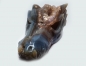 Preview: Dragon head, skull, agate with crystal formation, 680 grams!