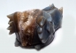 Preview: Dragon head, skull, agate with crystal formation, 680 grams!