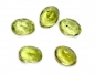 Preview: 1 Lot Peridot Kristalle aus Pakistan, oval facettiert 5 Stk. 5,30 Carat