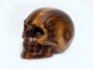 Preview: Kristallschädel, Skull, Tigerauge, ca. 280 Gramm