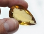 Preview: Citrine, faceted in drops, approx. 65 carats