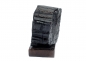 Preview: Black tourmaline/Schörl crystal on wooden base No. 5