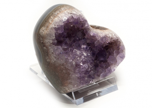 Uruguay Amethyst- Herz, Nr. 4