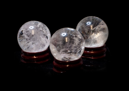 Rock crystal ball, 50 grams