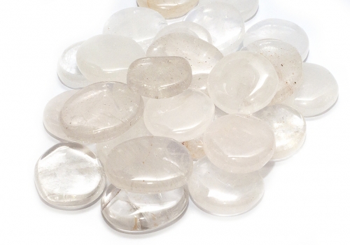 Rock crystal disc stone