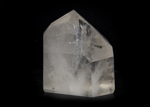 Rock crystal tip No. 6, polished on all sides