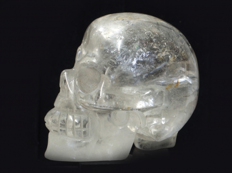 Crystal skull, rock crystal 545 grams