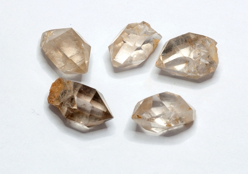 Herkimer diamond, Lot No 4, 123,4 carat, double end, rock crystal