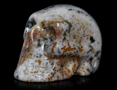 Crystal skull, oceanchalcedony 95 grams