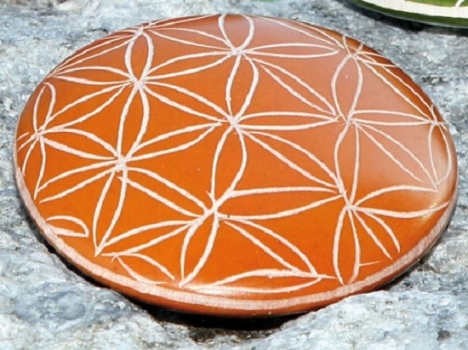 Flower of life, orange