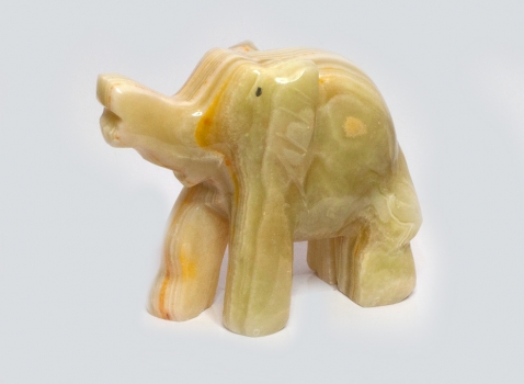 Onyx Marmor Elefant Nr. 2