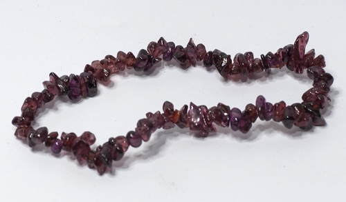 Garnet sliver bracelet