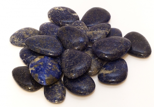 Lapis lazuli disk stone