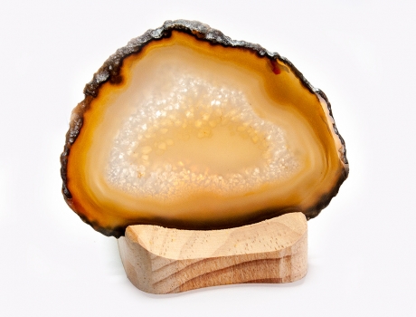 Agate disc natural No. 21