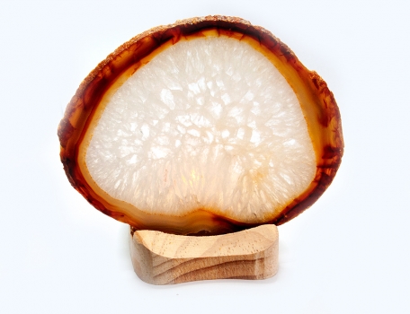 Agate disc natural No. 28