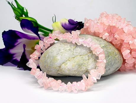 Rose Quartz Sliver Bracelet