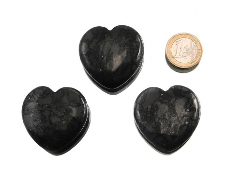 Shungite heart