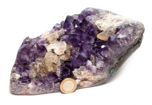 Uruguay Amethyst, side polished 1835 grams