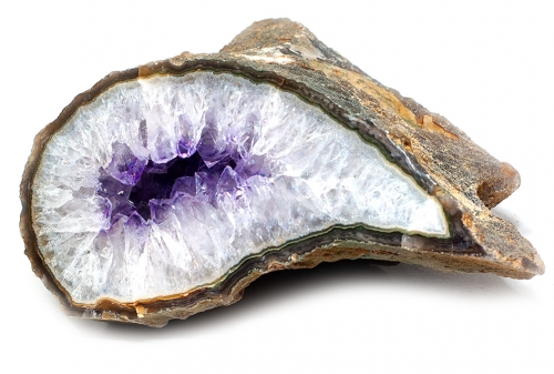 Amethyst Geode, Uruguay, front side polished, 1560 grams