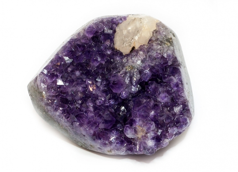 Uruguay amethyst, side polished 445 grams