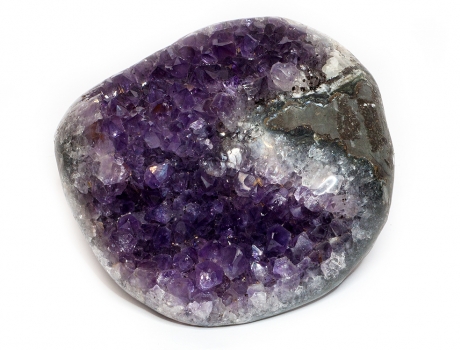 Uruguay amethyst, side polished 805 grams