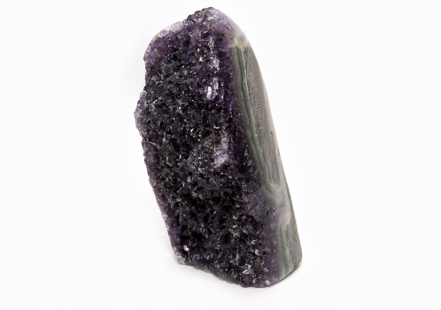 Uruguay amethyst polish, 365 grams, dark, purple crystals