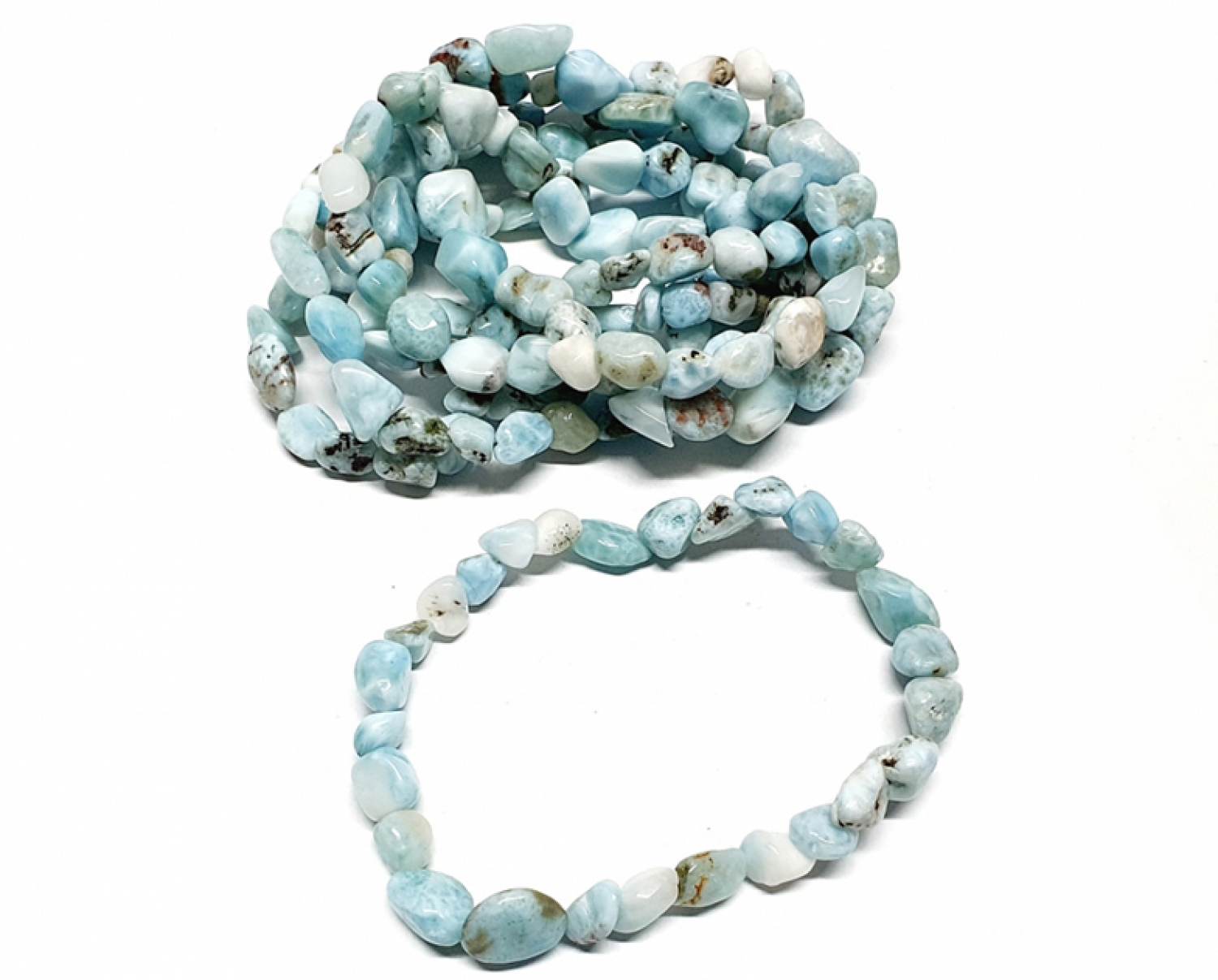 Larimar Armband Nugget-Armband