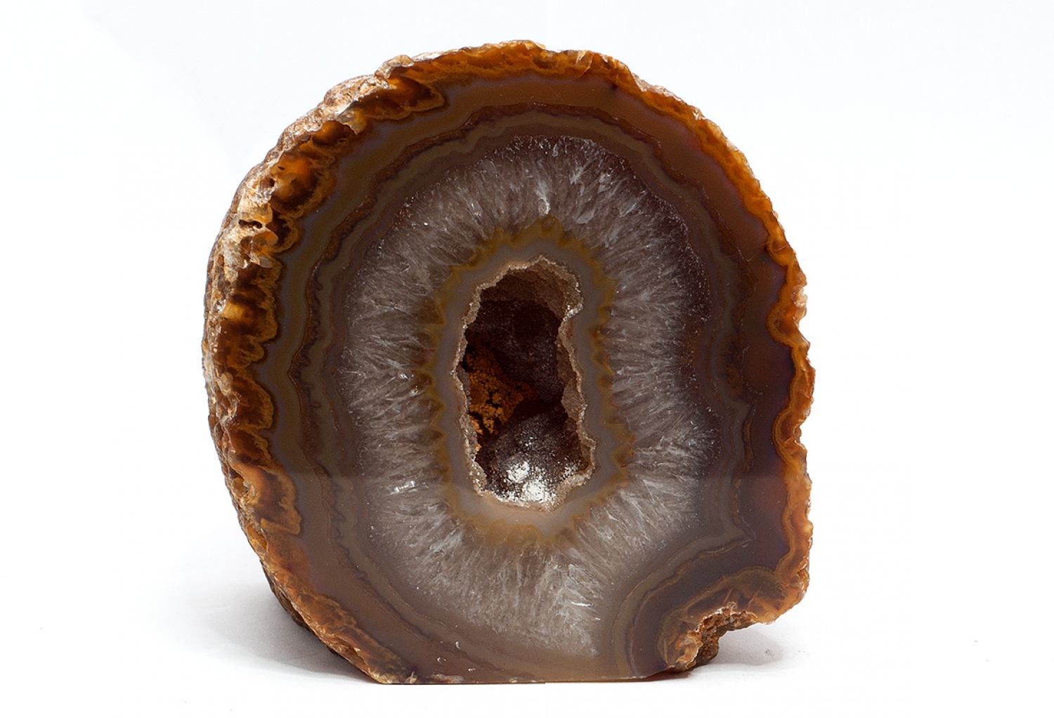 Agate geode natural 3, Brazil 1055 grams