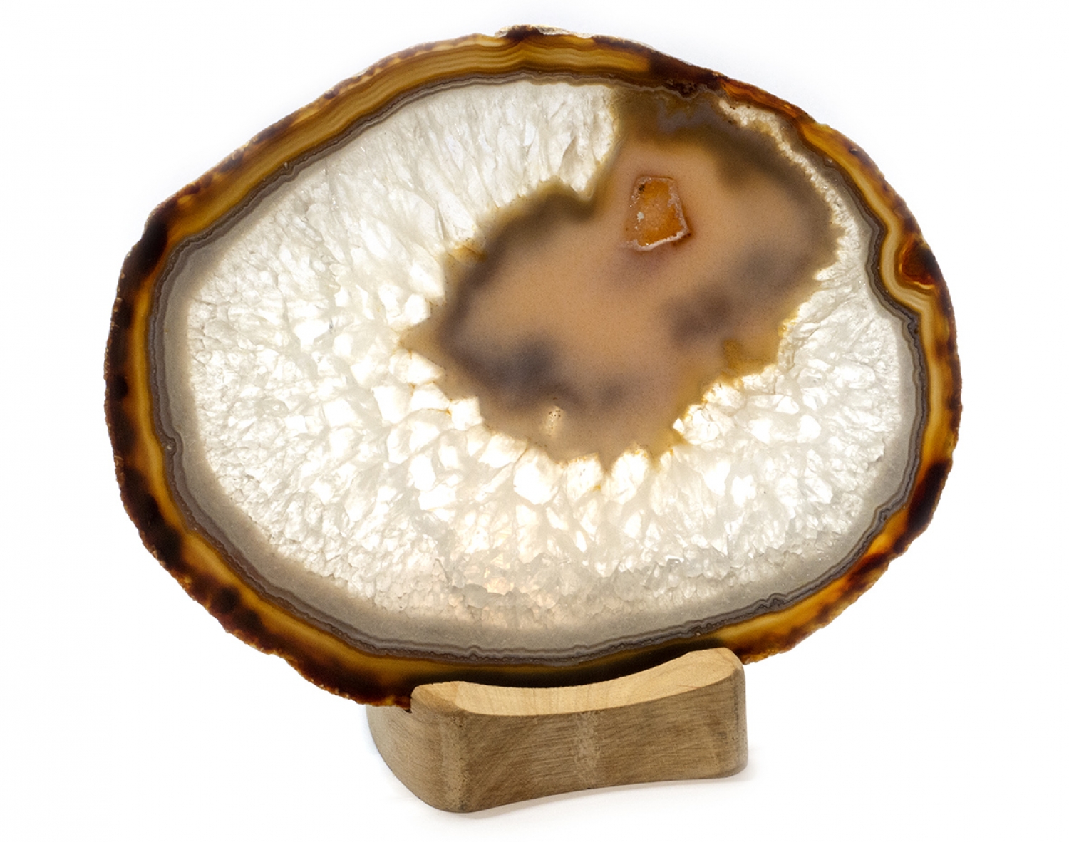 Agate disc natural No. 3