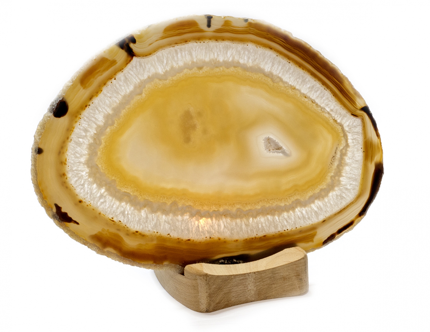 Agate disc natural No. 5