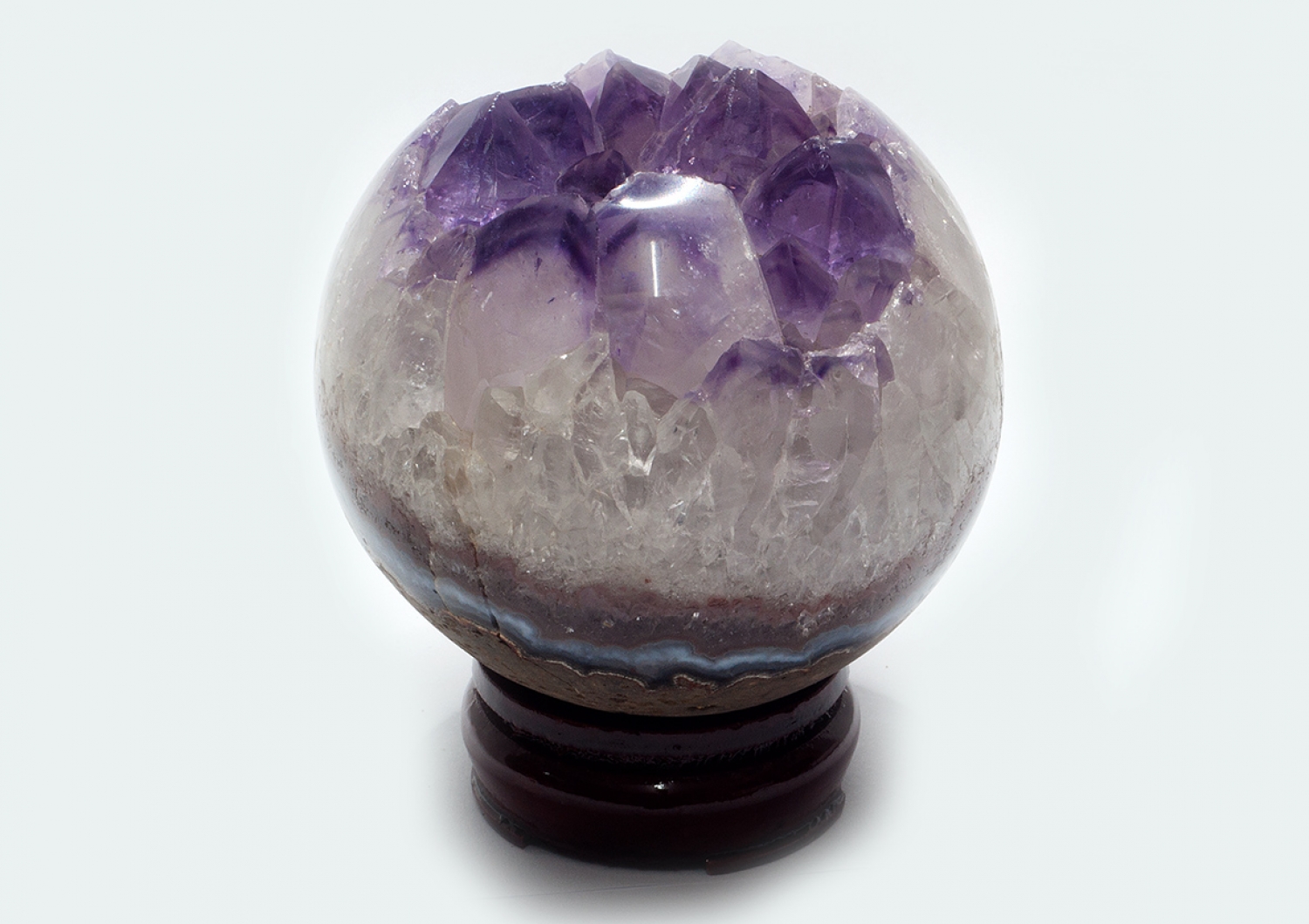 Amethyst ball, no. 7