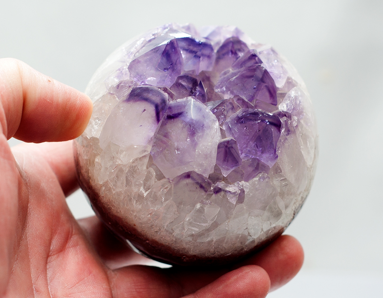 Amethyst ball, no. 7