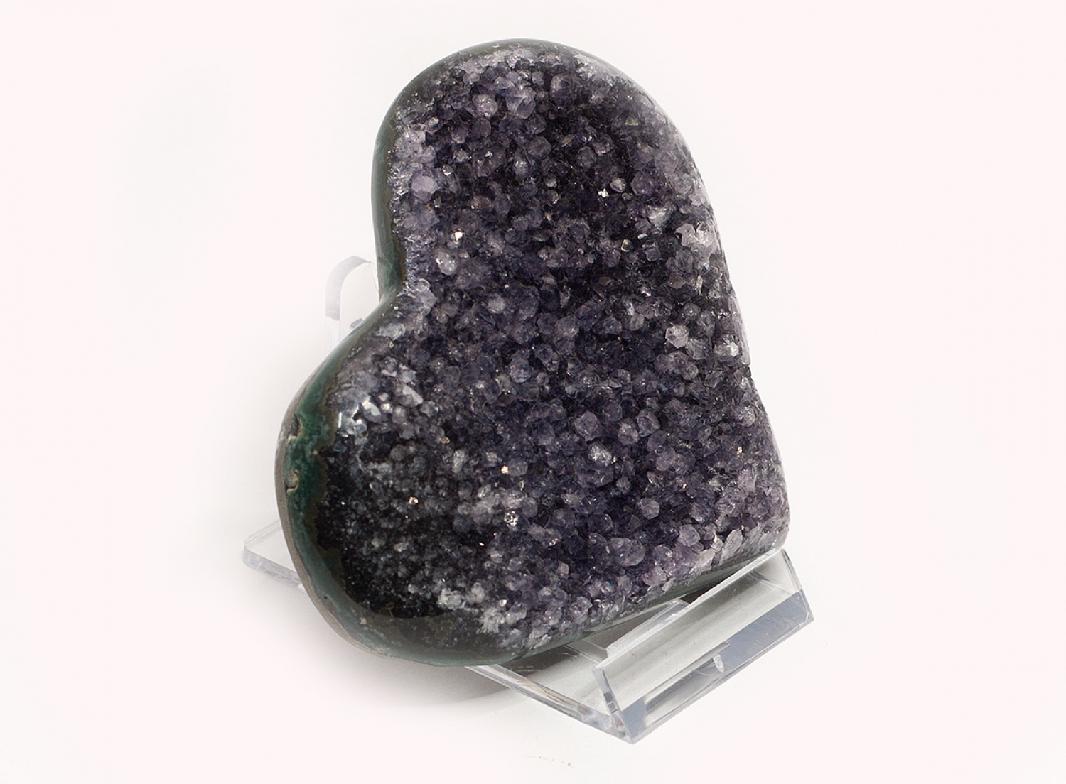 Uruguay Amethyst Heart, No. 3