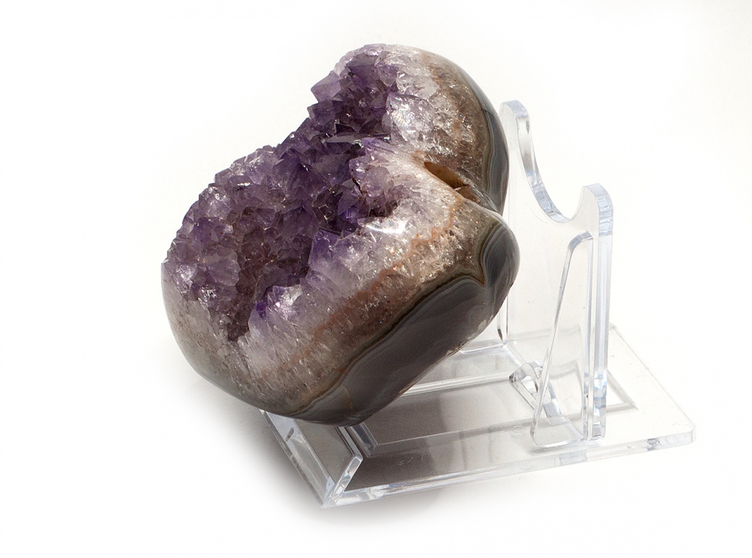 Uruguay Amethyst- Herz, Nr. 4