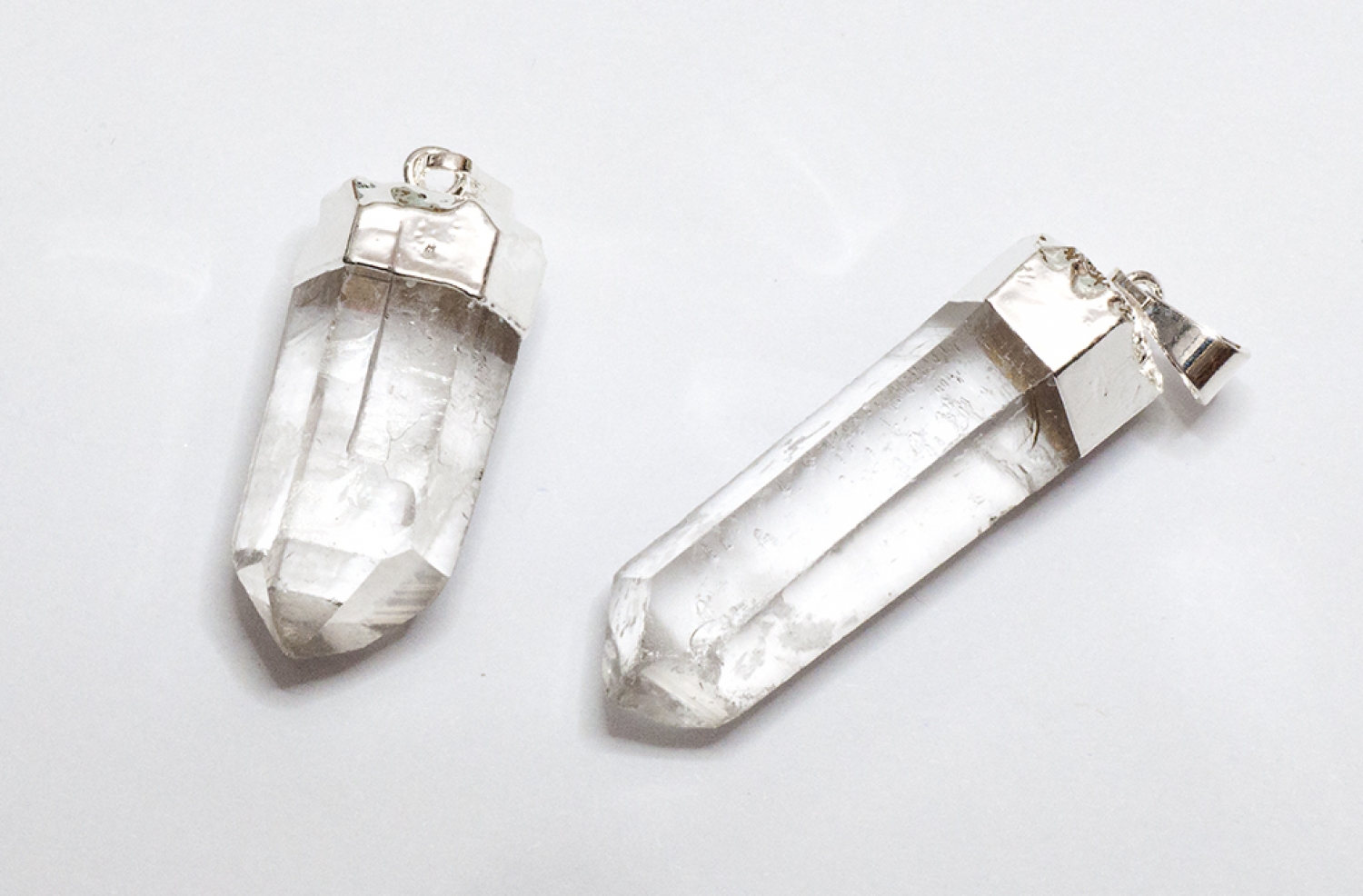 Rock crystal pendant