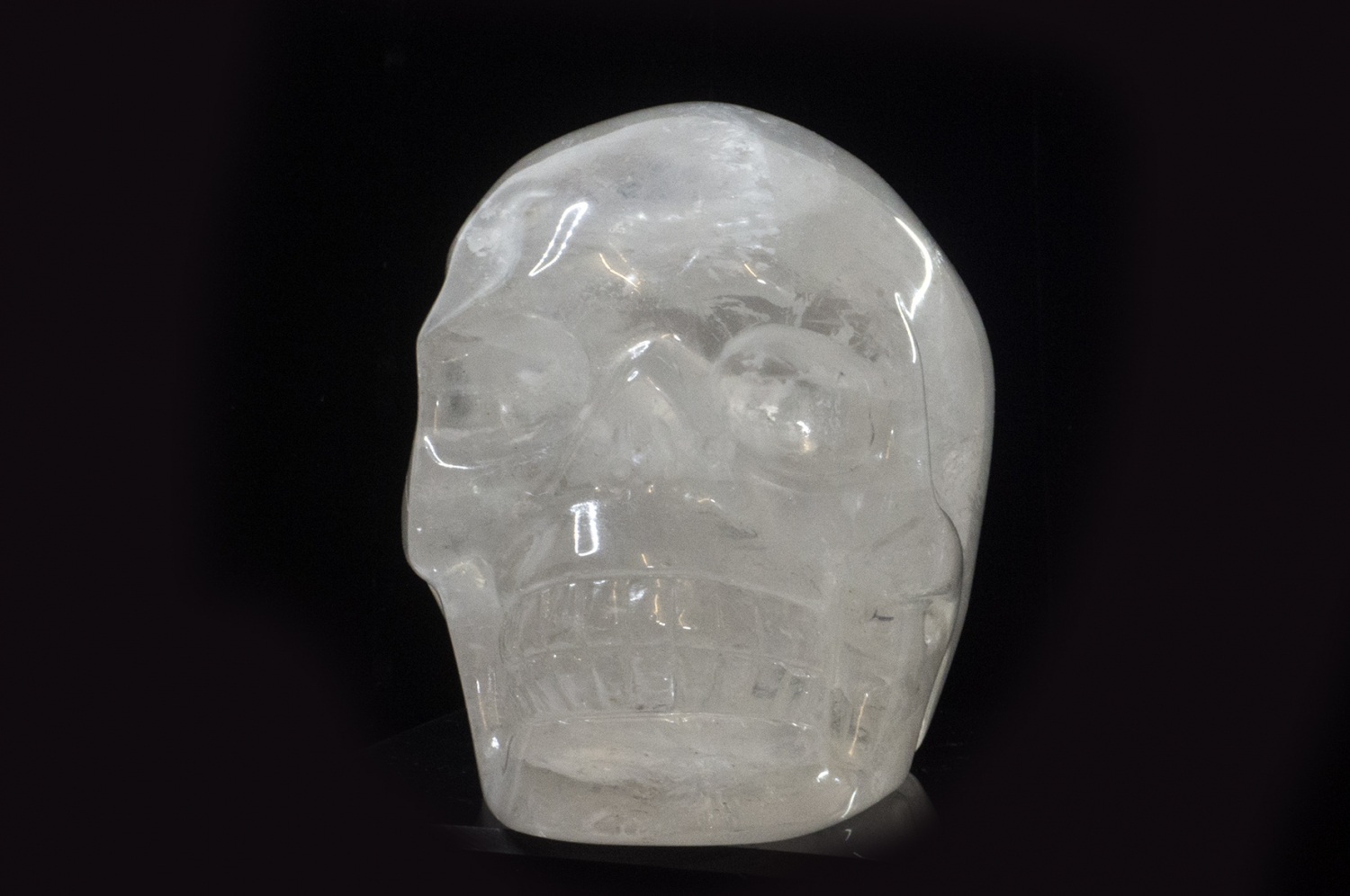 Kristallschädel, Skull, Bergkristall  1110 Gramm