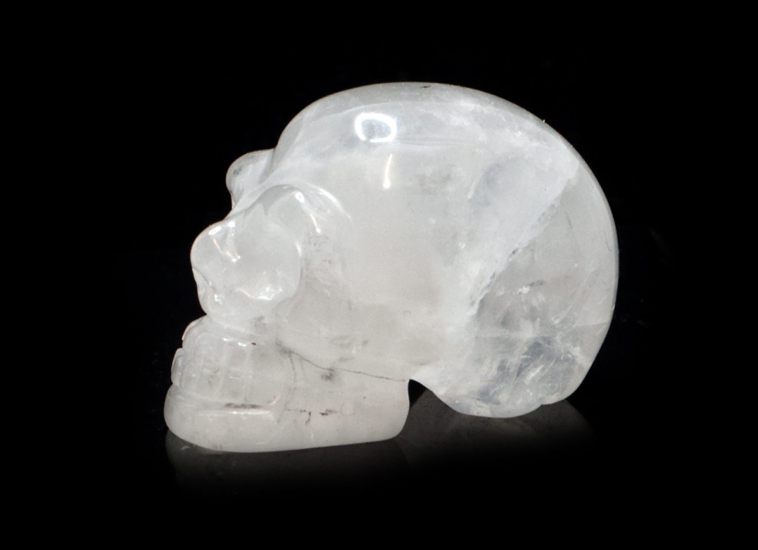 Crystal skull, rock crystal small