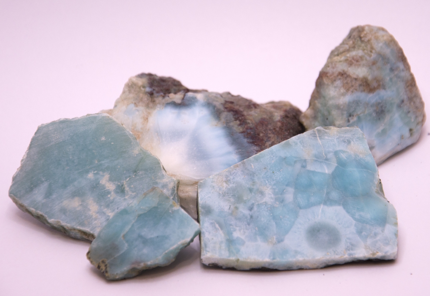 Larimar Rough Stones, Lot Nr. 4, 1250 Carat