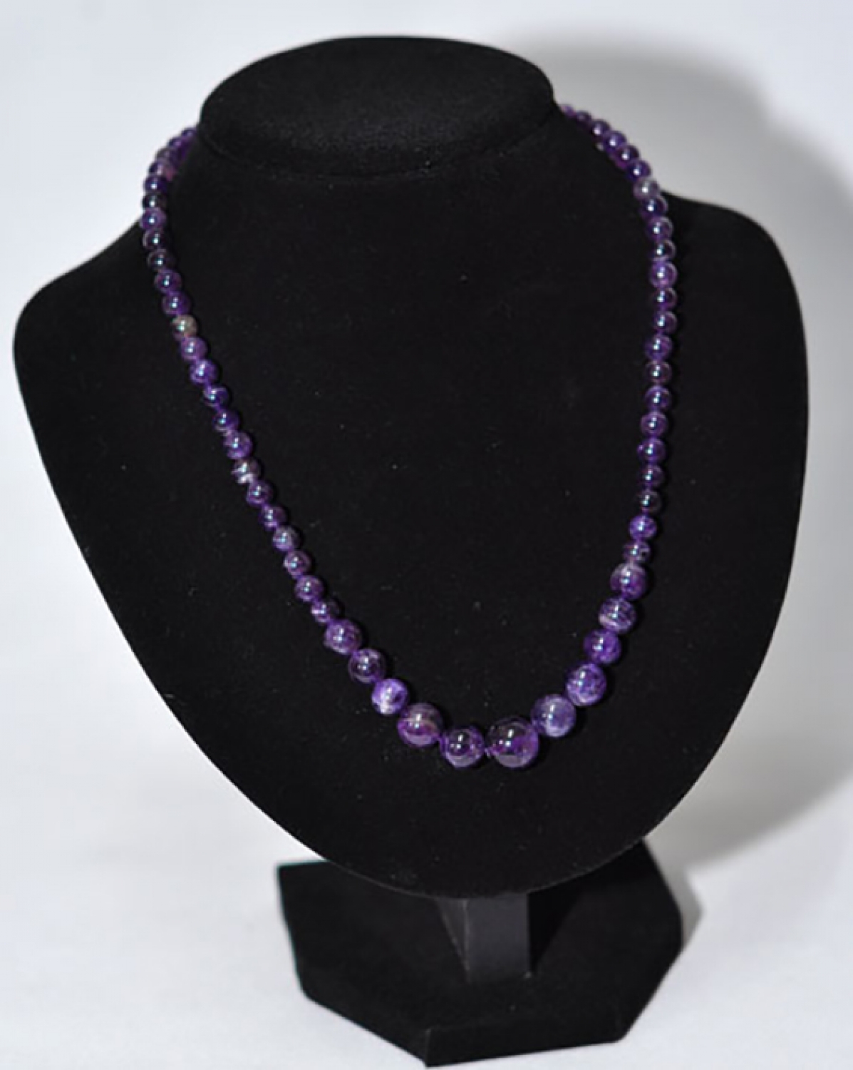 Amethyst Kugelkette Verlauf