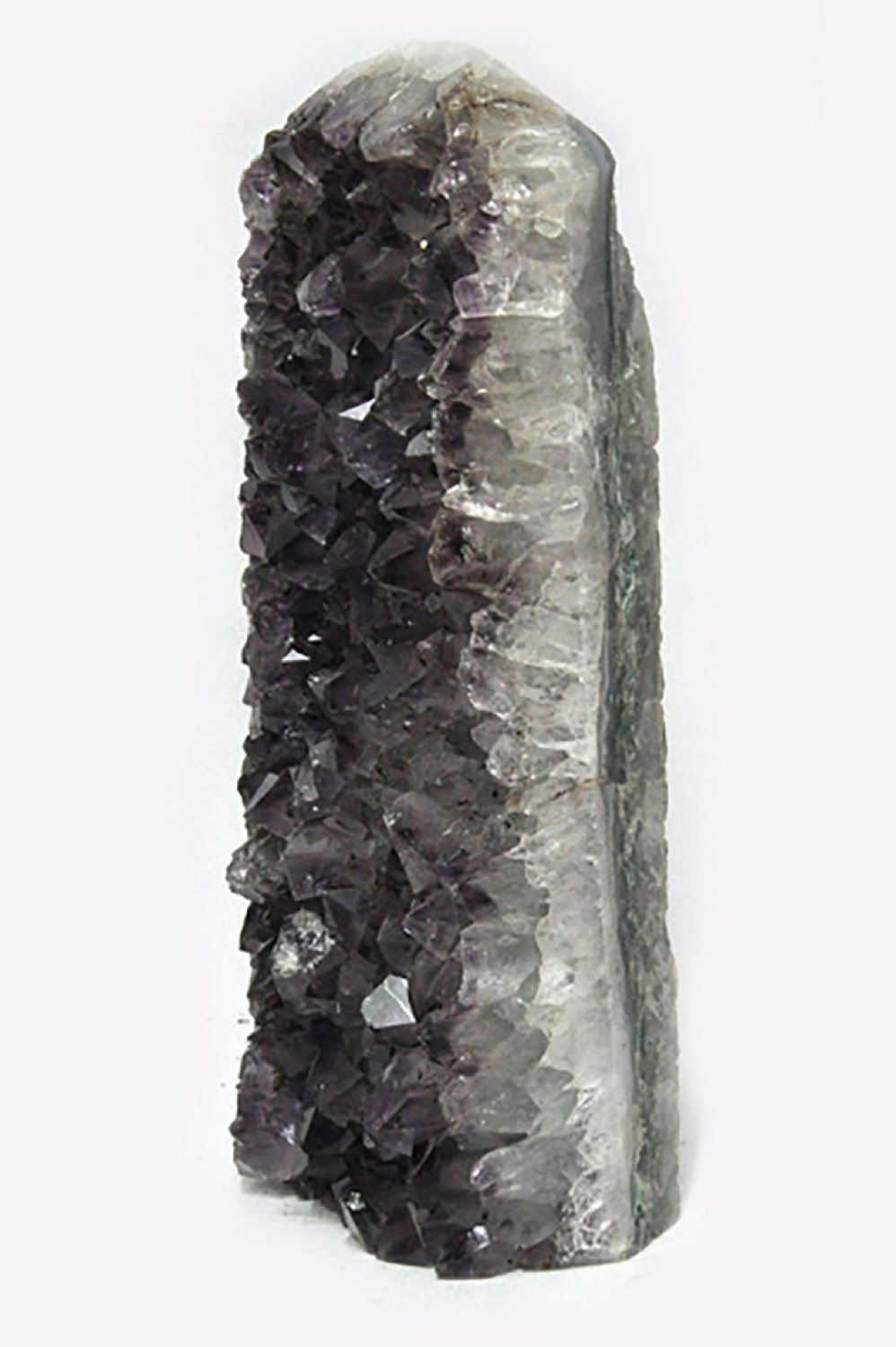 Amethystdrusen Obelisk, 885 Gramm