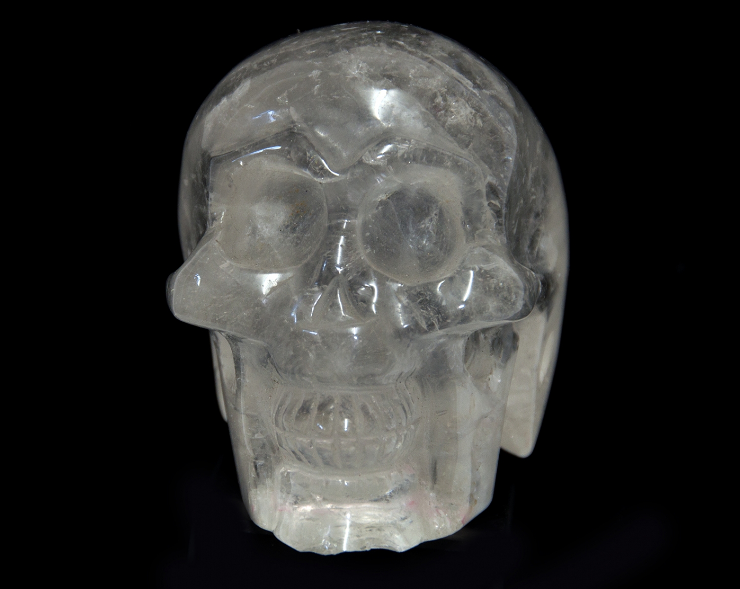 Crystal skull, rock crystal 595 grams