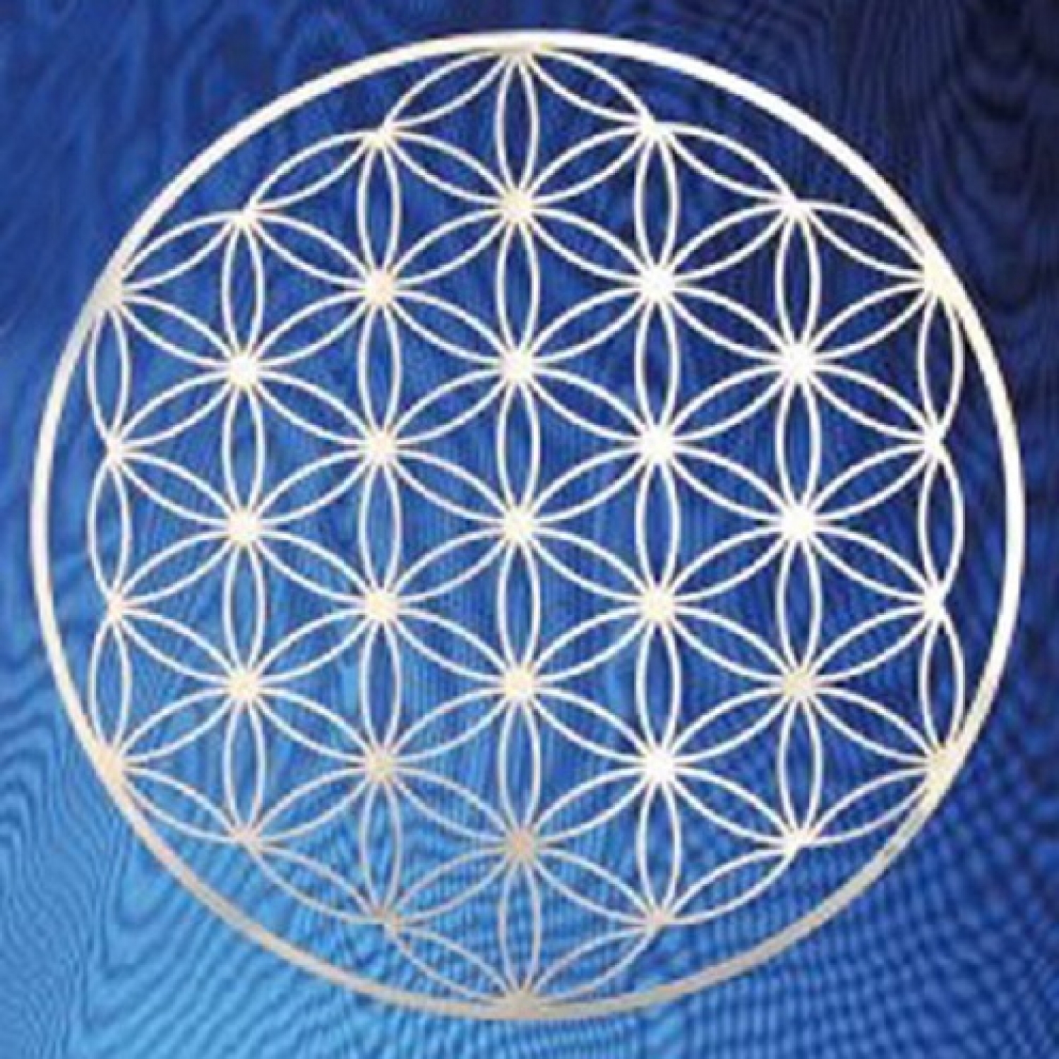 Flower of life, stainless steel 18 cm