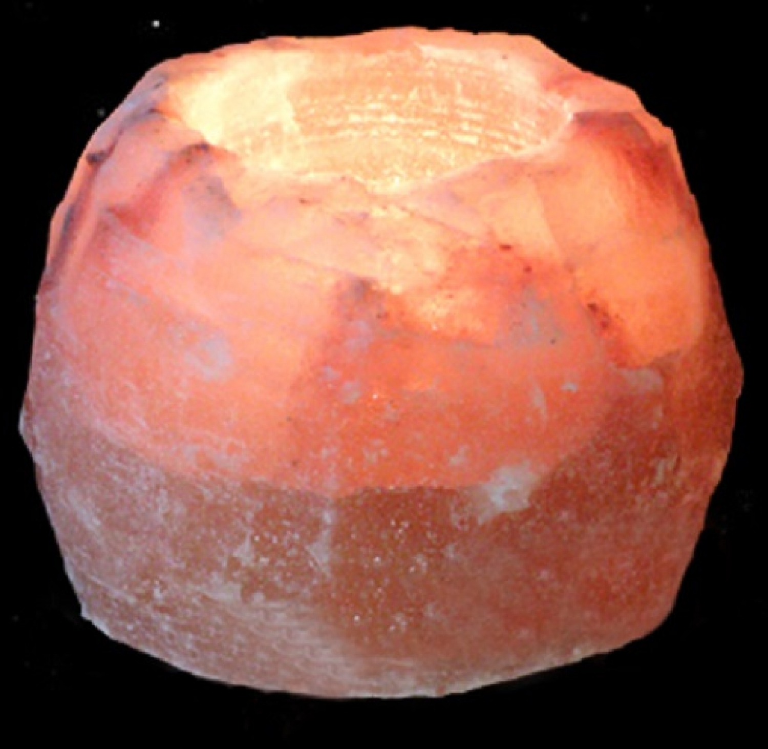 Himalayan salt tea light lamp