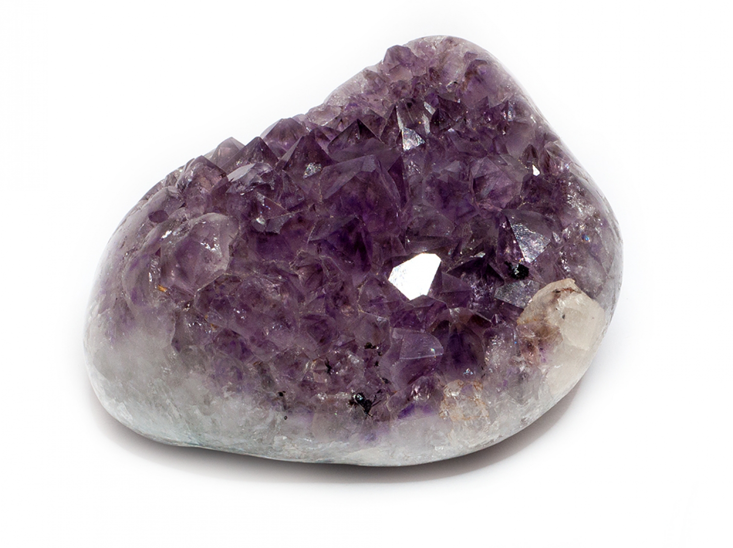 Uruguay amethyst, side polished 440 grams