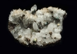 Bergkristallstufe mit Pyrit, Bulgarien Madan, Nr. 21